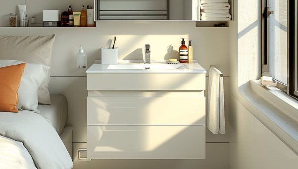 Optimisez votre pièce avec un meuble vasque gain de place