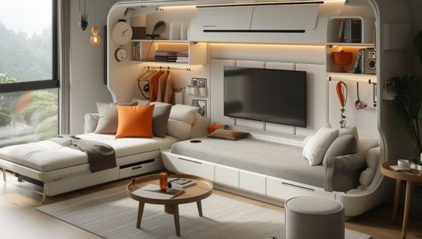 Les meubles intelligents gain de place pour votre espace intérieur